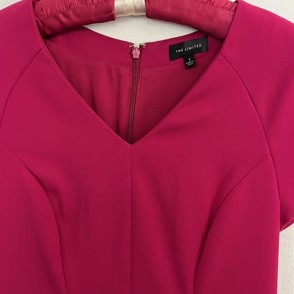 The Limited Pink Short Sleeve Dress, Size 2 - Picture 2 of 3